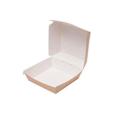 Hamburger box papierový 11,5x10,5x8 cm /75 ks