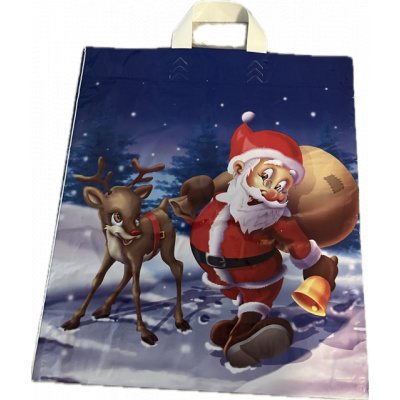 Reklamná taška LDPE 40x45 35mic Vianočná