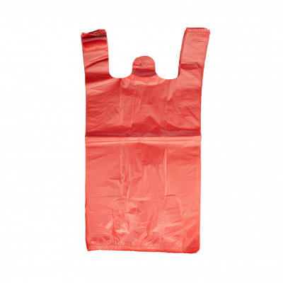 taška 33+18x65  HDPE RED EXTRA STRONG/50 ks