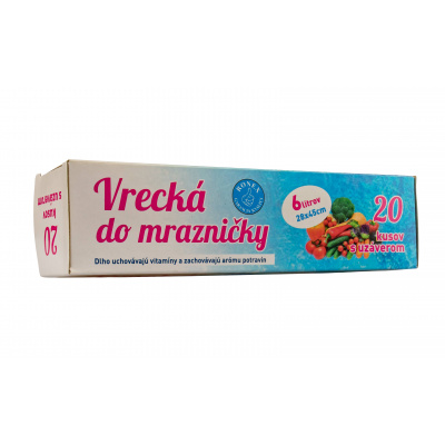Vrecko do mrazničky 6L 28x45 cm /20 ks