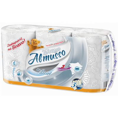 Kuchynské utierky Almusso BRAVO Šedé/ 3 ks